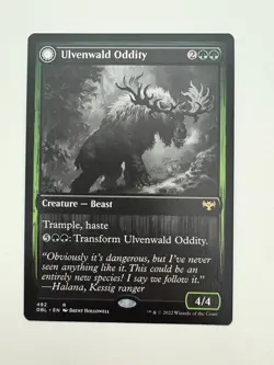 Ulvenwald Oddity / Behemoth MTG Magic the Gathering Card NM Near Mint DBL - Image 1
