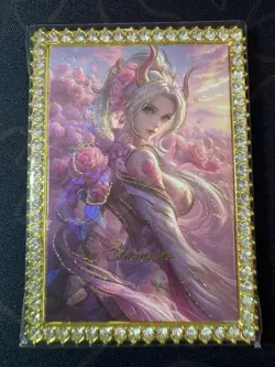 Rose Yamato Metal Card Beautiful Waifu Doujin Case Prize One Piece Limited CCG - Image 1