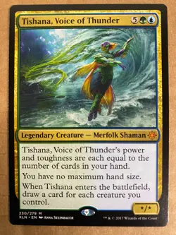 MTG 1x Tishana, Voice of Thunder # 230 Ixalan Magic the Gathering Card x1 NM - Image 1