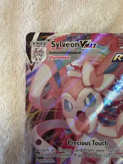 Sylveon VMAX 075/203 Ultra Rare Pokemon Card - Evolving Skies NM - Image 2