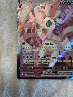 Sylveon VMAX 075/203 Ultra Rare Pokemon Card - Evolving Skies NM - Image 4