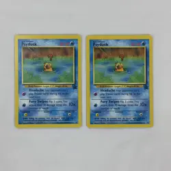 Lot of 2 1999 Pokemon Black Star Promo Card #20 Psyduck Excellent NM Unplayed - Image 2
