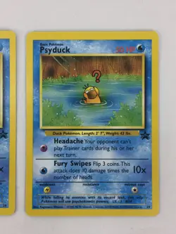 Lot of 2 1999 Pokemon Black Star Promo Card #20 Psyduck Excellent NM Unplayed - Image 5