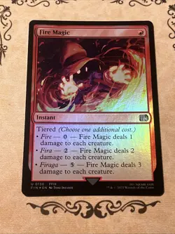 Fire Magic Final Fantasy Foil - Image 1