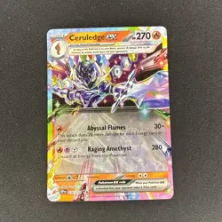 Ceruledge ex 36/191 Double Rare Surging Sparks Pokemon TCG - Image 1
