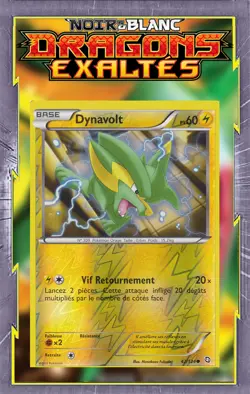 Dynavolt Reverse - NB06:Dragons Exaltes - 42/124 - Carte Pokemon Francaise - Image 1