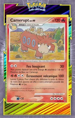 Camerupt - Platine:Vainqueurs supremes - 18/147- Carte Pokemon Francaise - Image 1