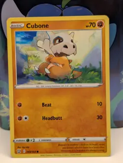 CUBONE - 69/163 - Pokemon TCG Sword & Shield - Battle Styles - NM - Image 1