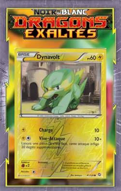 Dynavolt Reverse - NB06:Dragons Exaltes - 41/124 - Carte Pokemon Francaise - Image 1