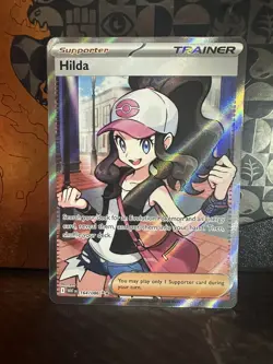 Hilda White Flare Pokemon Trainer 164/086 Ultra Rare English Holo - NM - Image 1