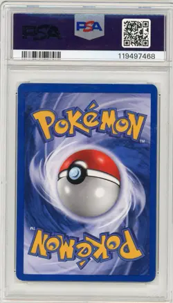 2000 Pokemon Neo Genesis Kingdra Holo #8 Swirl PSA 8 - Image 2