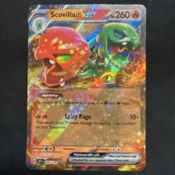 Scovillain ex - 37/253 - 2024 Surging Sparks Pokemon - Double Rare Holo - NM-M - Image 1