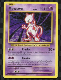 Mewtwo #51/108 Non Holo Rare Pokemon TCG English NM Evolutions - Image 1
