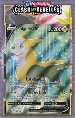 Fulgudog V - EB02:Clash des Rebelles - 181/192 - Carte Pokemon Neuve Francaise - Image 1