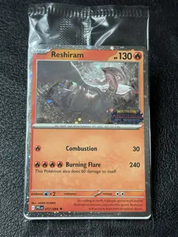 Reshiram 017/094 - SEALED Stamped Promo - Pokemon TCG: Phantasmal Flames - Image 1