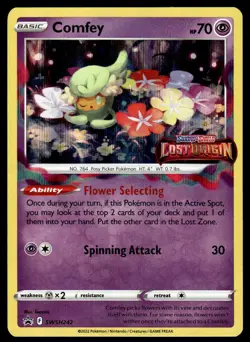 Pokemon TCG SWSH Promos #SWSH242 Comfey (Stamped) NM - Image 1