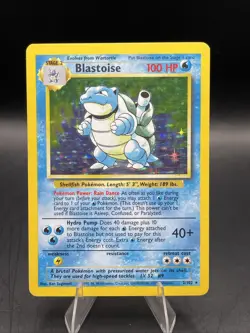 Blastoise 002/102 Base Set Holo Pokemon TCG - Image 1