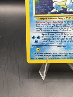 Blastoise 002/102 Base Set Holo Pokemon TCG - Image 5