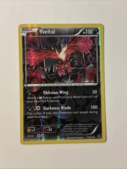 Yveltal 65/114 Rev Reverse Holo XY Steam Siege Pokemon NM - Image 1