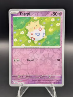 Pokemon TCG Togepi 070/191 Reverse Holo SV08 Surging Sparks - Image 1
