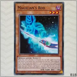 Magician's Rod - LED6-EN008 - Common 1st Edition Yugioh - Image 1