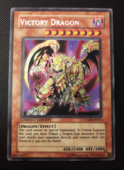 Yu-Gi-Oh! Victory Dragon, JUMP-EN011, SCR, Limited, Englisch, Played - Image 1
