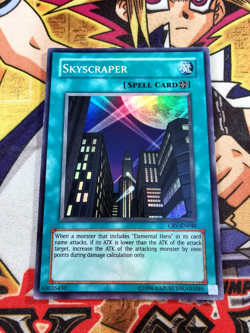 Skyscraper crv-en048 Unltd Ed (VLP) Super Rare Yu-Gi-Oh! - Image 1