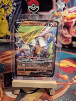 Pokemon Card Galarian Sirfetch'd SWSH043 Black Star Promo Near Mint - Image 1