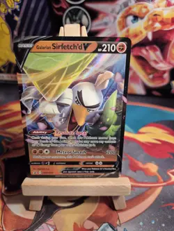 Pokemon Card Galarian Sirfetch'd SWSH043 Black Star Promo Near Mint - Image 2