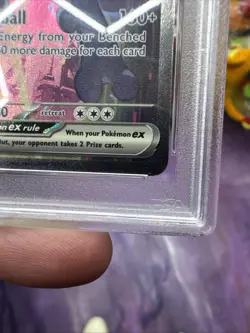 Pokemon 2025 Dri en Rockets Mewtwo EX Special Illustration Card 231/182 PSA 9 - Image 4