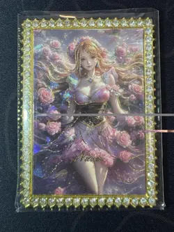 Rose Nami Premium Metal Card Beautiful Waifu Doujin Case Prize One Piece CCG - Image 1