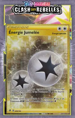 Energie Jumelee-EB02:Clash des Rebelles- 209/192 - Carte Pokemon Neuve Francaise - Image 1