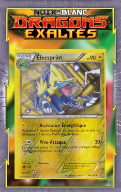 Elecsprint Reverse - NB06:Dragons Exaltes - 44/124 - Carte Pokemon Francaise - Image 1
