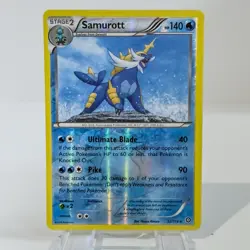 Samurott 32/114 XY - Steam Siege Pokemon TCG Reverse Holo Near Mint/Mint - Image 1