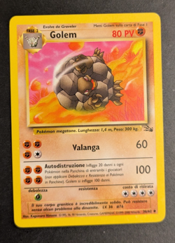 Pokemon TCG - Golem 36/62 Fossil - Italian MP - Image 1