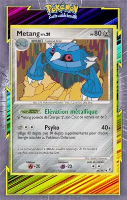 Metang - Platine:Vainqueurs supremes - 69/147- Carte Pokemon Francaise - Image 1