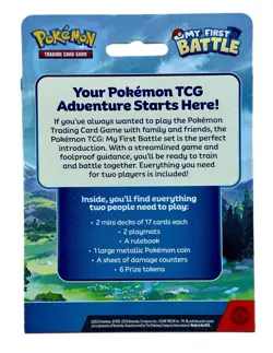 Pokemon My First Battle Deck, Pikachu & Bulbasaur, Sealed - Image 2