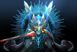 Pokemon anime iogi pok mon sword shield zacian fanart Pad Gaming Mat Desk - Image 1