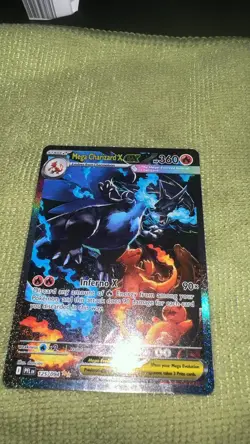 Mega Charizard X EX SIR 125/094(English) Phantasmal Flames Pokemon(grade worthy) - Image 3