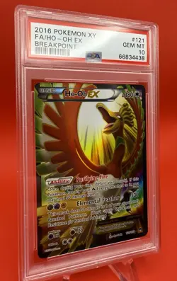 2016 Pokemon XY Breakpoint #121 Ho-Oh EX FA PSA 10 GEM MINT Full Art 121/122 - Image 4