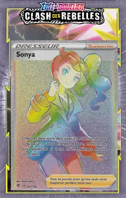 Sonya - EB02:Clash des Rebelles - 203/192 - Carte Pokemon Neuve Francaise - Image 1