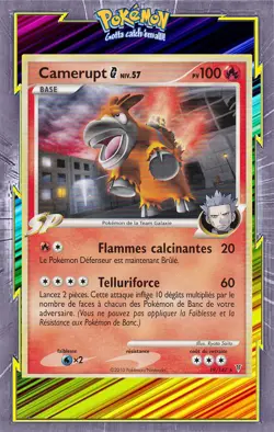 Camerupt G - Platine:Vainqueurs supremes - 19/147- Carte Pokemon Francaise - Image 1
