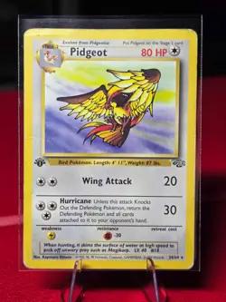 Pidgeot [1st Edition] #24 | Pokemon Jungle | Ungraded | Heavily Played | Damaged - Image 1