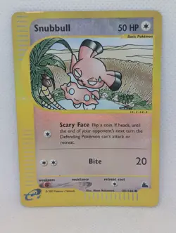 Snubbull 101/144 Skyridge Reverse Holo Rare Pokemon TCG Nintendo - Image 1