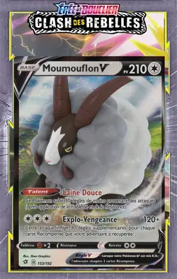 Moumouflon V - EB02:Clash des Rebelles - 153/192 - Carte Pokemon Neuve Francaise - Image 1
