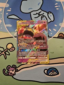 Pokemon TCG: Muk & Alolan Muk GX Ultra Rare (61/219) Unbroken Bonds NM - Image 1