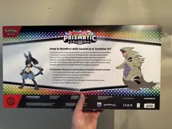 LOT OF 5 Pokemon Prismatic Evolutions Lucario Ex+Tyranitar Ex Premium Collection - Image 3