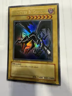 Red-Eyes Black Dragon Yugioh! SDJ-001 1st Edition LP/NM - Image 2