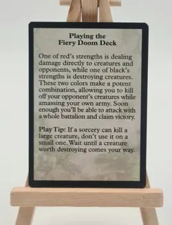 Strategy Card: Fiery Doom 2 Portal 1 Magic Karte MTG englisch - Image 2
