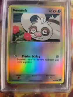 Pokemon Card Bummelz Ex Sandstorm Sandsturm Reverse Holo Deutsch Japanese PSA 7 - Image 3